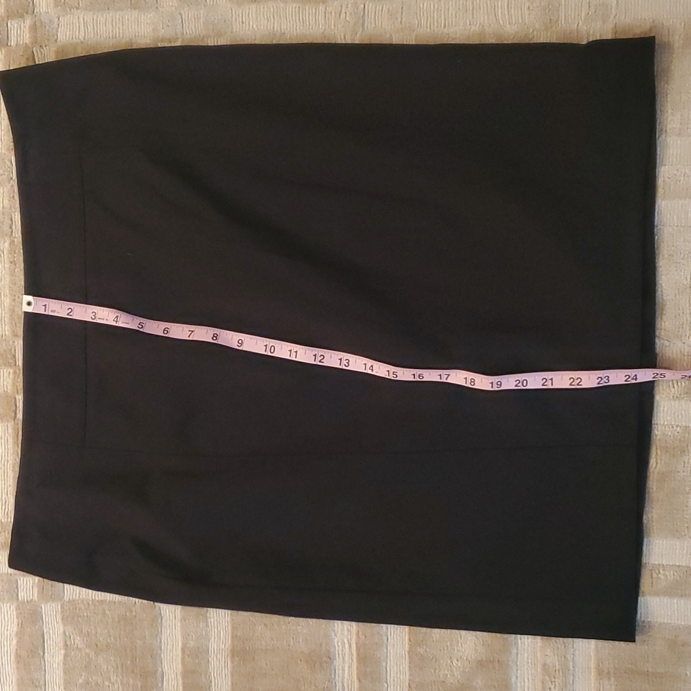 Black pencil skirt